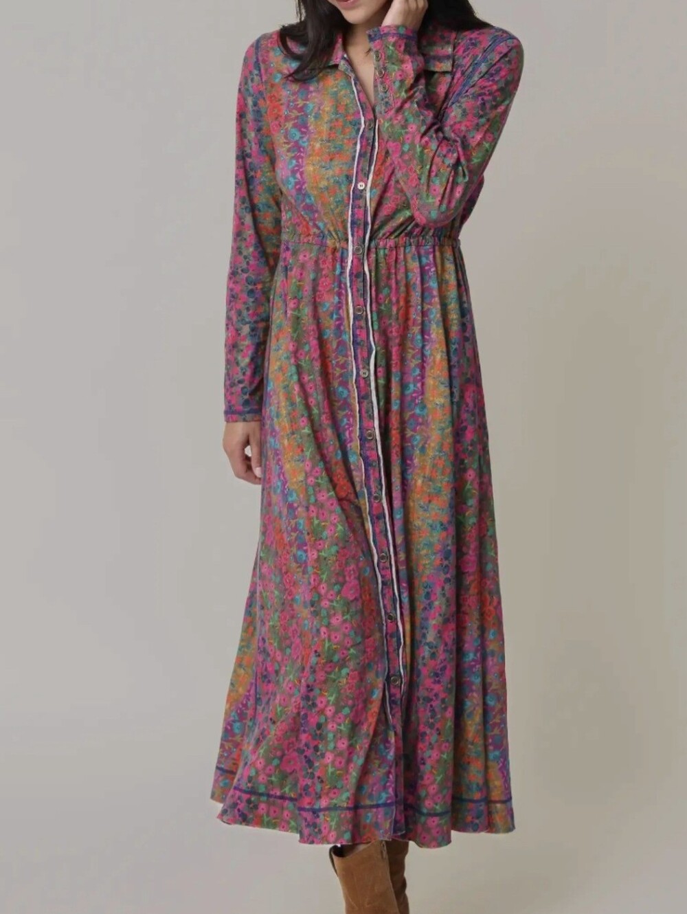 NWT Natural Life Christa Knit Cotton Maxi